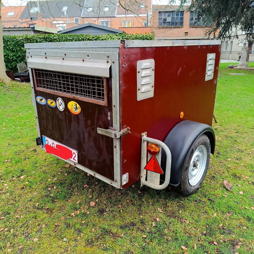 Honden/dieren remork, Ophalen