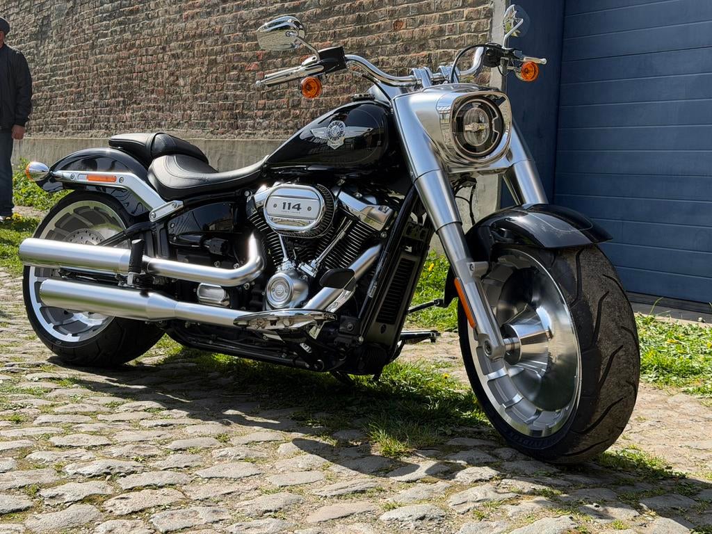 Harley-Davidson Fat Boy 114 ‘20 slechts 9km op de teller!, Motoren, 2 cilinders, Occasion, Chopper, Particulier