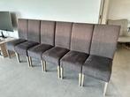 Eetkamer stoelen, Huis en Inrichting, Stoelen, Ophalen, Gebruikt, Grijs, Stof