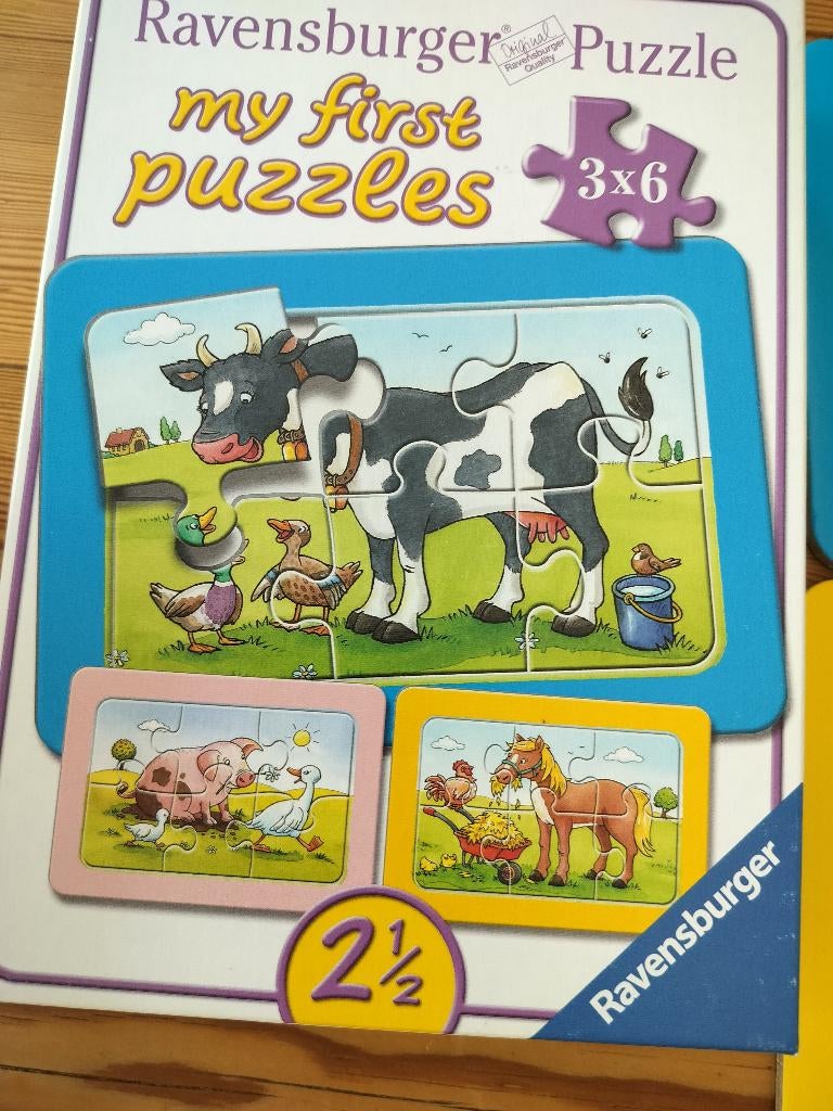 Puzzel 2 jaar, Ophalen, Minder dan 10 stukjes, Zo goed als nieuw, 2 tot 4 jaar