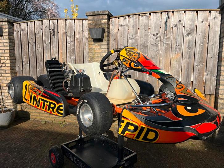 Intrepid kart Rotax Max 125cc senior automaat., Sport en Fitness, Karting, Kart, Ophalen
