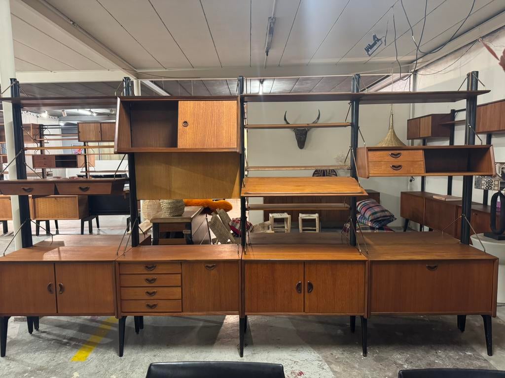Louis van Teeffelen voor WeBe vintage modulair wandsysteem, Ophalen of Verzenden