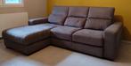 CANAPÉ POLTRONE & SOFA 4 places avec méridienne gris-taupe, Maison & Meubles, 150 cm ou plus, Banc d'angle, Enlèvement, Utilisé