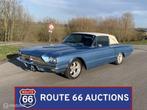 Ford Thunderbird | 1966 | Route 66 Auctions, Zwart, Bedrijf, Handgeschakeld, Overige carrosserie