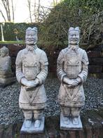 2 guerriers de l'armée de terre cuite réunis €99, -, Enlèvement, Neuf, Béton, Homme