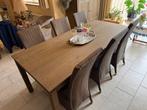 Complete eetplaats in perfecte staat, Huis en Inrichting, Tafels | Eettafels, Ophalen, Zo goed als nieuw, Vijf personen of meer
