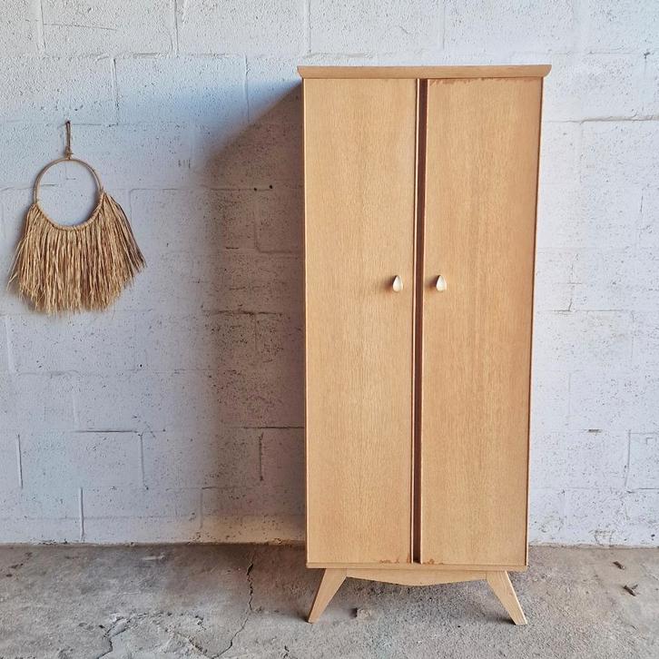 Lingère Vintage années 60 aérogommée penderie et planches, Huis en Inrichting, Kasten | Stellingkasten, Ophalen