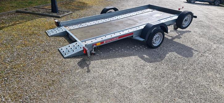 Remorque de transport de voitures de 1500 kg, Autos : Divers, Remorques, Comme neuf, Enlèvement