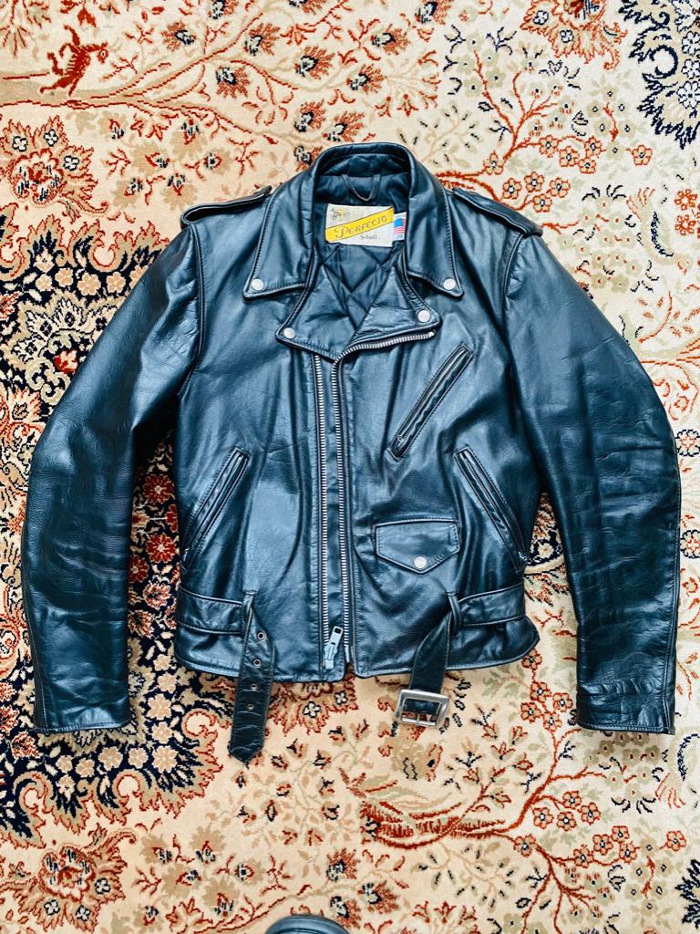 Perfecto 118 Schott made in USA - 36 vintage, Schott, Zwart, Overige maten, Ophalen of Verzenden