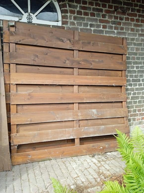 2 panneaux d occasion, Bricolage & Construction, Enlèvement, Utilisé, Bois