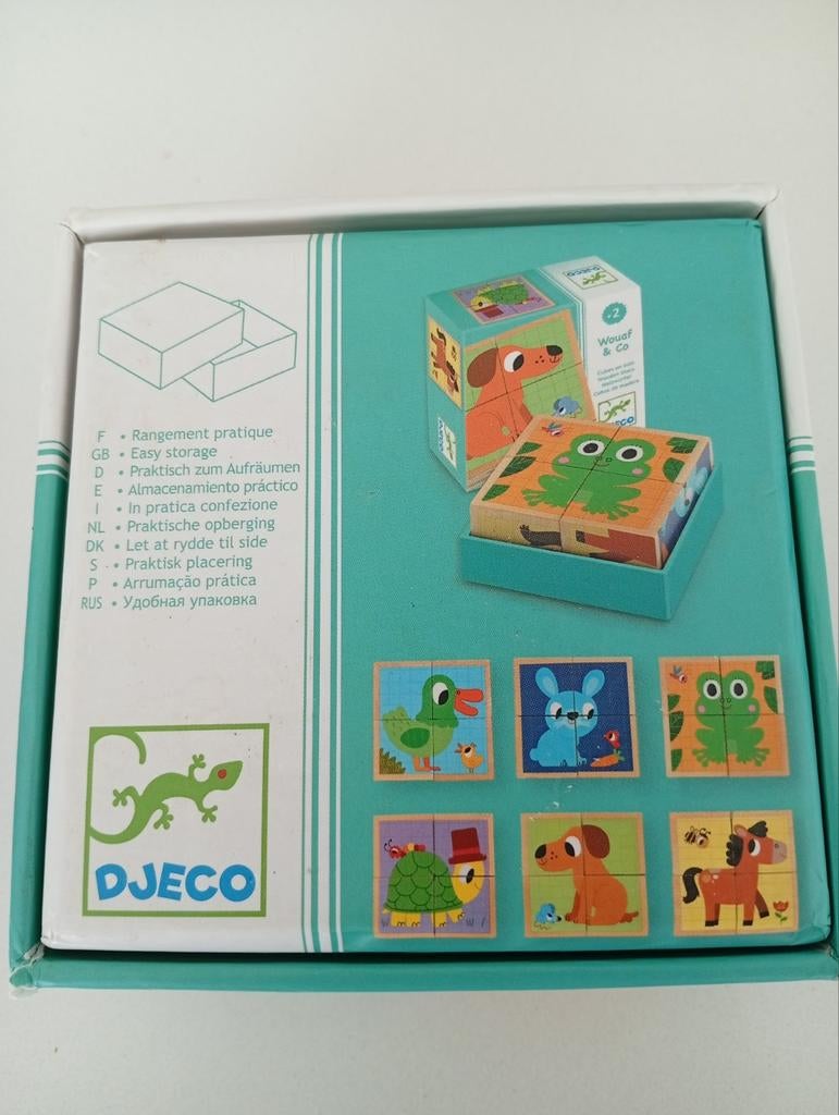 Deco houten puzzelblokken, Enlèvement, Utilisé, Autres types