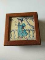 Vintage retro juwelenkistje brocante juwelen doosje antiek, Antiek en Kunst, Ophalen of Verzenden