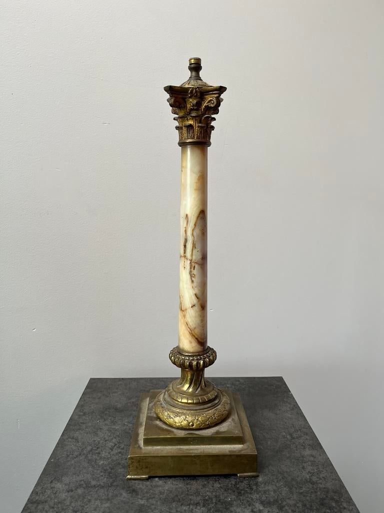 Pied de lampe en Bronze, Antiquités & Art, Enlèvement ou Envoi