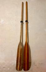 Set van 2 Vintage Houten Peddels, Prachtig Decoratieproject!, Ophalen, Zo goed als nieuw