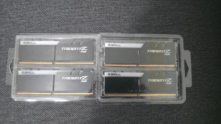 32 Go (4 x 8 Go) G.Skill Trident Z RGB DDR4 3200 MHz CL16, Informatique & Logiciels, Mémoire RAM, Comme neuf, Desktop, 32 GB, DDR4