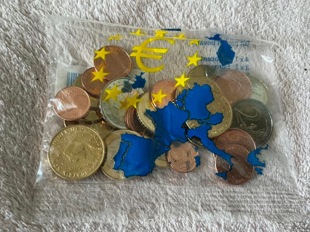 Euros néerlandais dans un sac scellé, Enlèvement ou Envoi, Autres pays, Série