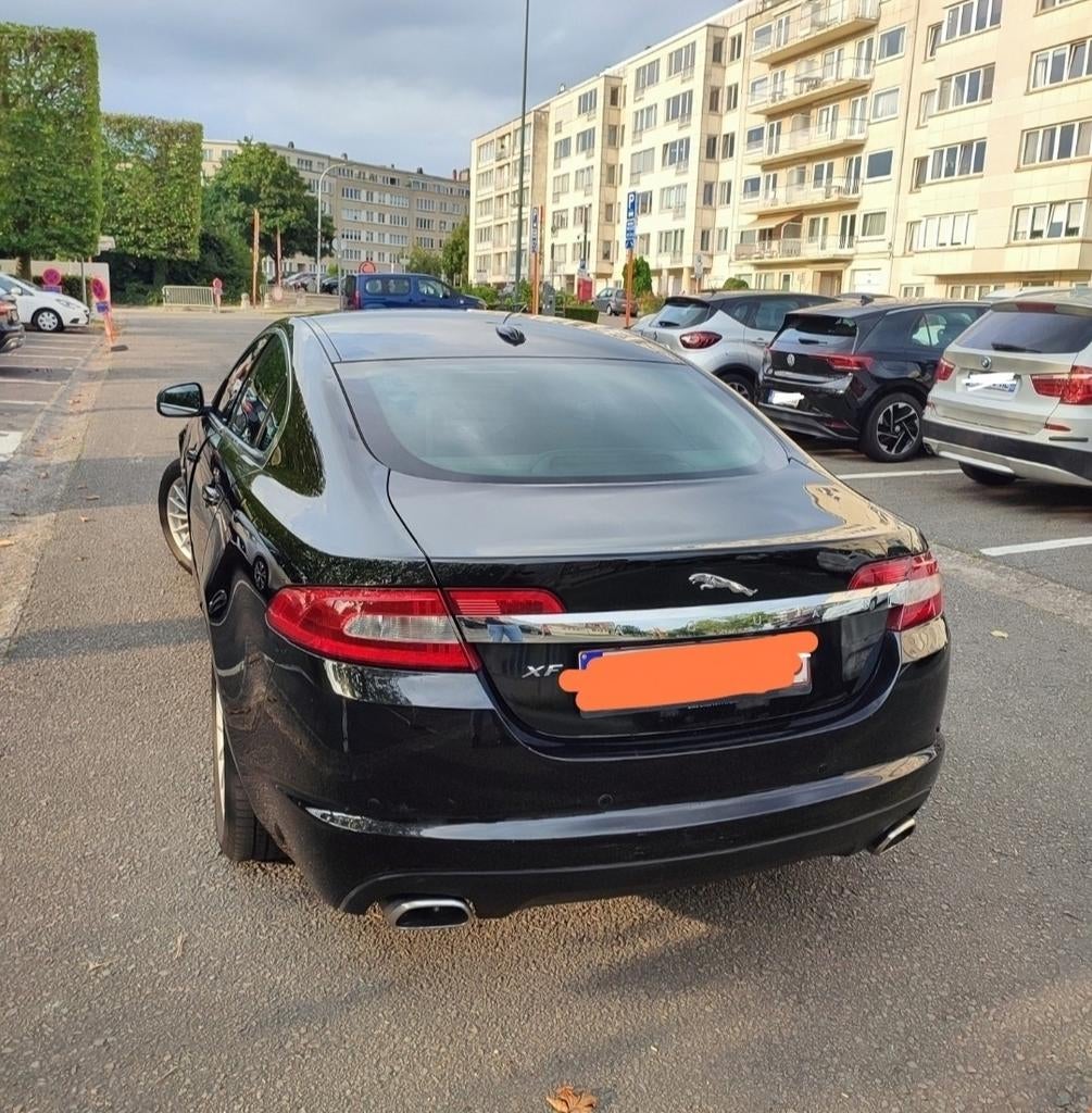 Jaguar XF 2.7 Bi-Turbo 207cv V6, prête à immatriculer, CT ok, Autos, Cuir, Achat, Entretenue par le concessionnaire, Noir