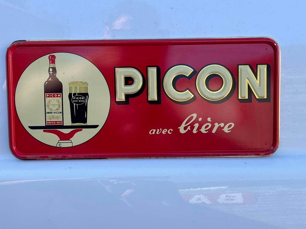 Reclamebord picon, Ophalen, Zo goed als nieuw, Reclamebord