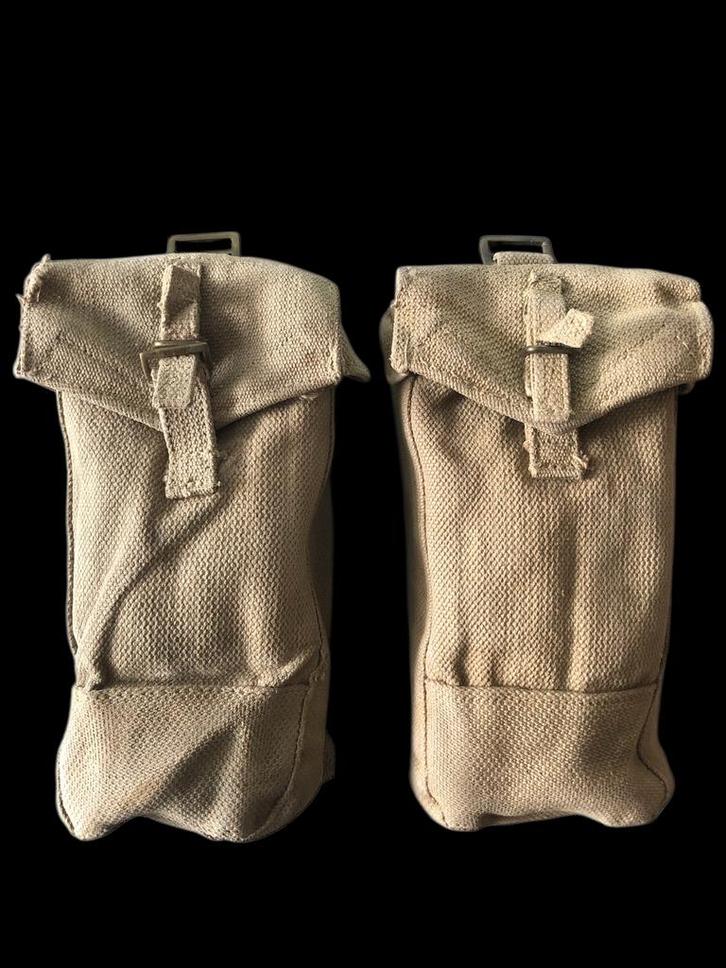 Set de sacs à cartouches britanniques 1944, Collections, Objets militaires | Seconde Guerre mondiale, Enlèvement ou Envoi
