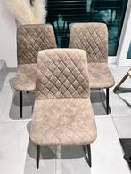 Chaise (6x), Huis en Inrichting, Stoelen, Ophalen, Zo goed als nieuw, Zwart, Metaal