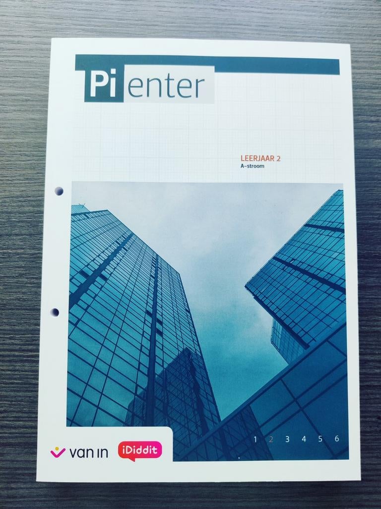 Pienter 2 - leerwerkboek (editie 2025), Boeken, Schoolboeken, Ophalen, Nieuw, ASO, Wiskunde A