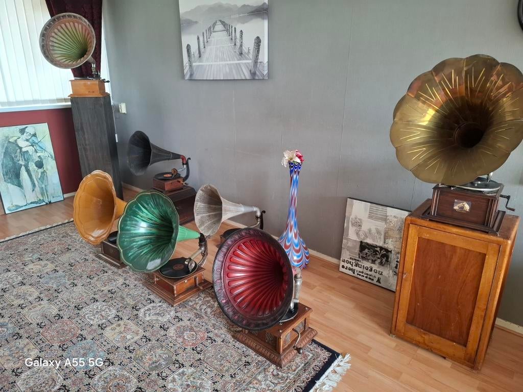 Grammofoon antiek, Antiek en Kunst, Ophalen of Verzenden