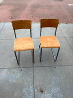 Vintage schoolstoelen, Ophalen, Gebruikt, Twee