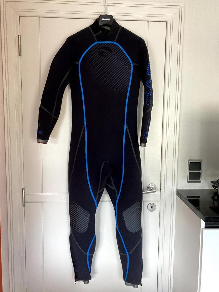 Prachtig duikpak BARE REACTIVE - 1m80 - 70 kg, Watersport en Boten, Duiken, Zo goed als nieuw, Duikpak, Ophalen