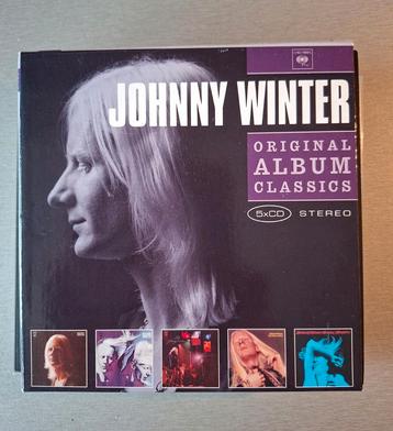 5cd box. Johnny Winter. 5 original album classics. beschikbaar voor biedingen