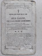 oud doodsprentje Ooigem/Brugge  1874, Verzenden
