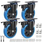 RRIUTO Meubelwielen 125 mm zwenkwielen GRATIS LEVERING, Verzenden, Nieuw