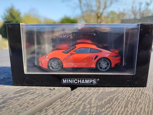 Porsche 992 911 Turbo S 1/43 Minichamps, Hobby en Vrije tijd, Modelauto's | 1:43, Zo goed als nieuw, Auto, MiniChamps, Ophalen of Verzenden