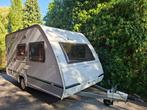 Lichtgewicht caravan voor 4 personen, Schokbreker, Treinzit, 750 - 1000 kg, Particulier