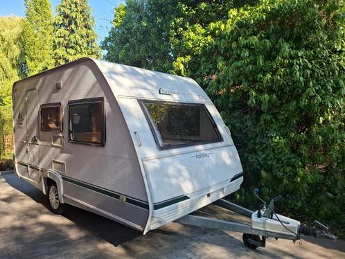 Lichtgewicht caravan voor 4 personen, Caravans en Kamperen, Caravans, Particulier, tot en met 4, 750 - 1000 kg, Treinzit, Knaus
