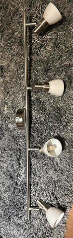 KOOPJE Luster met 4 lichtpunten, Huis en Inrichting, Lampen | Kroonluchters, Ophalen, Glas