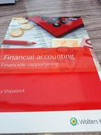 Financial accounting financiële rapportering, Boeken, Ophalen of Verzenden, Zo goed als nieuw