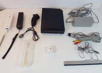 Nintendo wii set zwart  beschikbaar voor biedingen