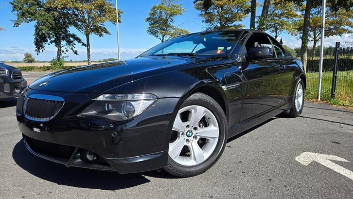 BMW 630 CIA CABRIO  02/2006 1 EIGENAAR 186000 KM, Auto's, BMW, Particulier, Te koop, 6 Reeks, ABS, Airbags, Airconditioning, Alarm