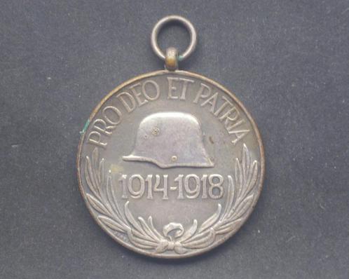 Médaille commémorative austro-hongroise pro deo patria 14-18, Verzamelen, Militaria | Algemeen, Landmacht, Lintje, Medaille of Wings
