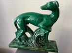 Art deco greyhound ceramic Charles Lemanceau, Antiek en Kunst, Ophalen of Verzenden