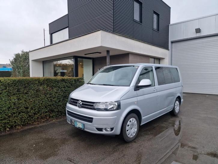 VW T5 Multivan 2.0 TDI 140 PK 2014 177000 km Airco, Autos, Volkswagen, Entreprise, Achat, Multivan, Airbags, Air conditionné, Bluetooth