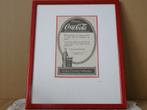 Coca Cola 1919 antieke of vintage Coca Cola advertentie 1919, Verzamelen, Ophalen of Verzenden, Zo goed als nieuw, Overige typen