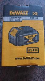 Batterie Dewalt DCB182-XJ, 18V 4Ah, XR LI-ION,neuve., Comme neuf, Enlèvement ou Envoi