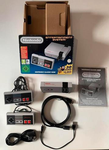 Nintendo classic mini met speciale uitbreiding spellen beschikbaar voor biedingen