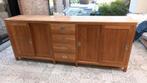 Massief teakhouten dressoir, Huis en Inrichting, Kasten | Dressoirs, Ophalen, Zo goed als nieuw, Teakhout
