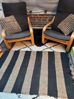 Poang zetels IKEA + tapijt en kussen Maison Du Monde, Enlèvement, Utilisé, Tissus