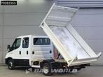 Iveco Daily 35C14 Open Laadbak Dubbel Cabine Dubbellucht 3,5, Auto's, Stof, Euro 6, Iveco, Wit