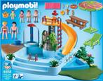 Playmobil zwembad met glijbaan 4858, Kinderen en Baby's, Ophalen, Gebruikt, Complete set
