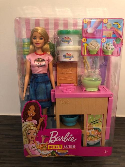 Barbie noodle bar speelset, Enfants & Bébés, Jouets | Poupées, Neuf, Barbie, Enlèvement