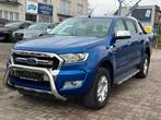 Ford Ranger 3.2 Limited 147kw/200pk met 78.000 km Euro-6c, Auto's, Ford, Automaat, 4 deurs, Blauw, Leder